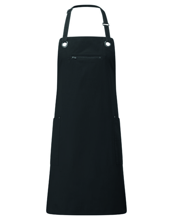 Premier Barley Contrast Stitch Bib Apron - Image 2